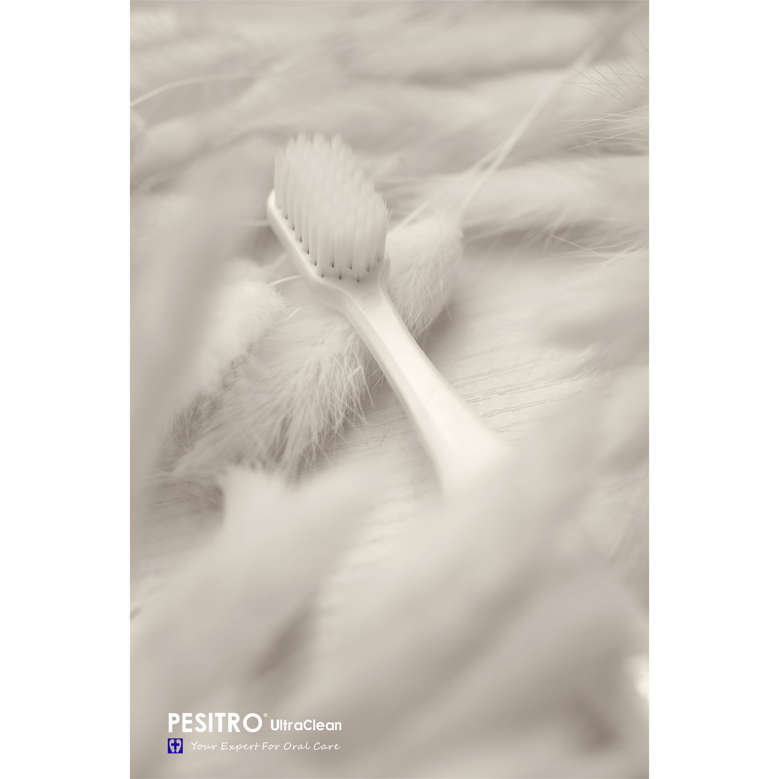 FLOSSING dantų šepetėlis prailgintais šereliais