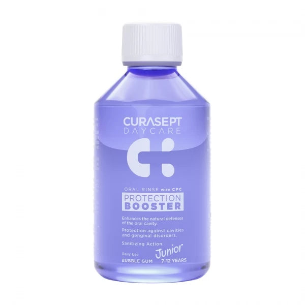 Skalavimo skystis CURASEPT Daycare Booster Bubble Gum, 7-12m., 250 ml