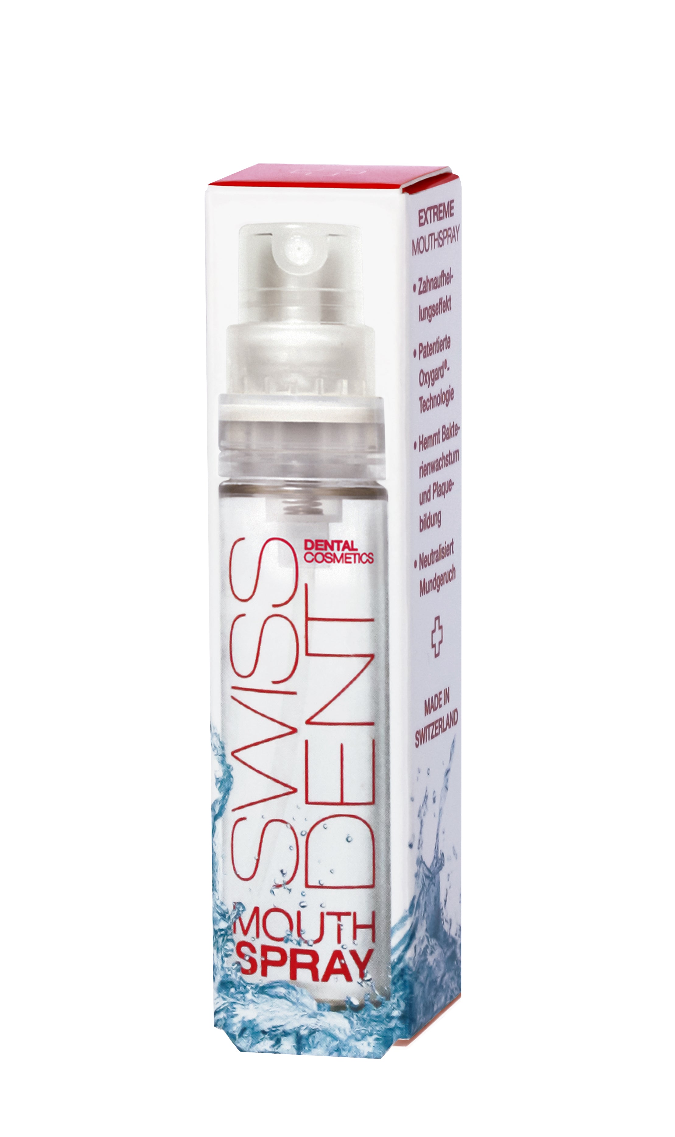 Intensyvaus poveikio balinantis burnos ertmės purškiklis Swissdent EXTREME, 9 ml