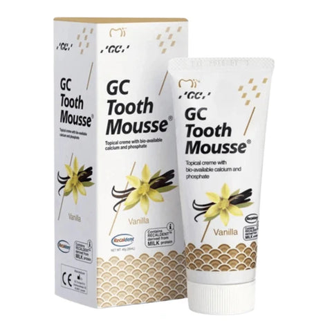 GC Tooth Mousse remineralizējošs zobu krēms bez fluora, 35 ml