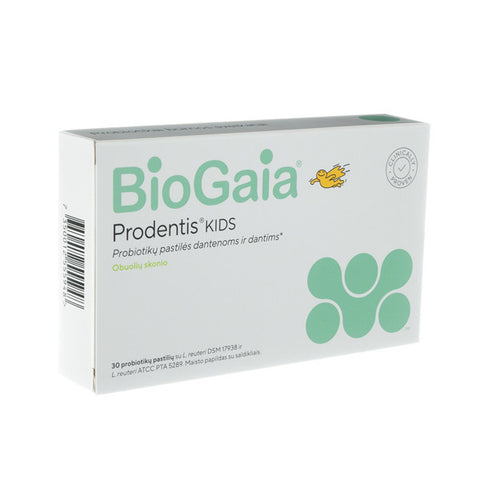 BioGaia Prodentis Kids probiotikas, 30 košļājamās tabletes