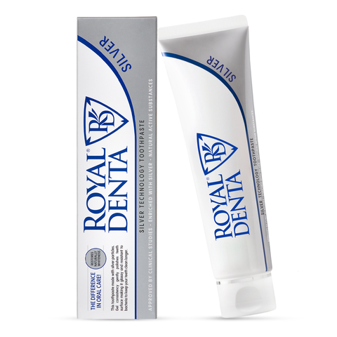 ROYAL DENTA zobu pasta ar sudrabu SILVER, 130 g