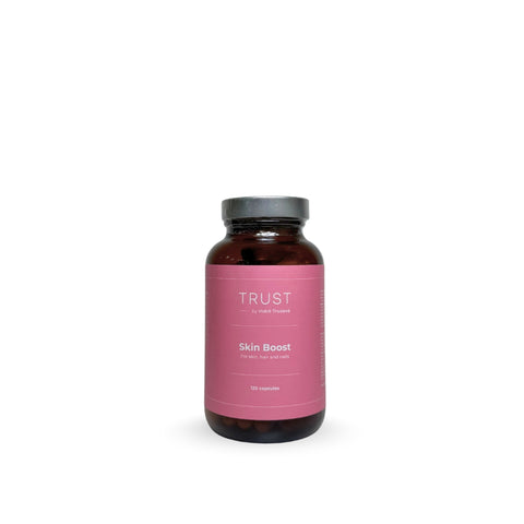 TRUST Skin Boost uztura bagātinātāju komplekss sievietēm, 120 kapsulas