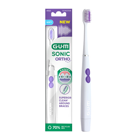 GUM® SONIC ORTHO elektriskā zobu birste