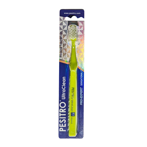 FLOSSING dantų šepetėlis prailgintais šereliais