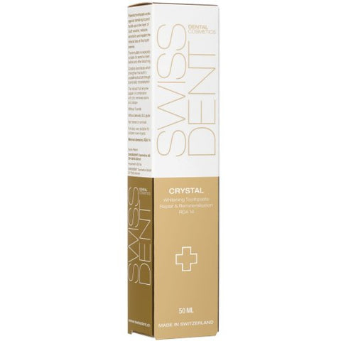 Atjaunojoša un balinoša zobu pasta SWISSDENT CRYSTAL, 50 ml