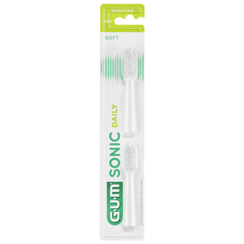 GUM SONIC DAILY zobu birstes maināmās galviņas 2 gab.