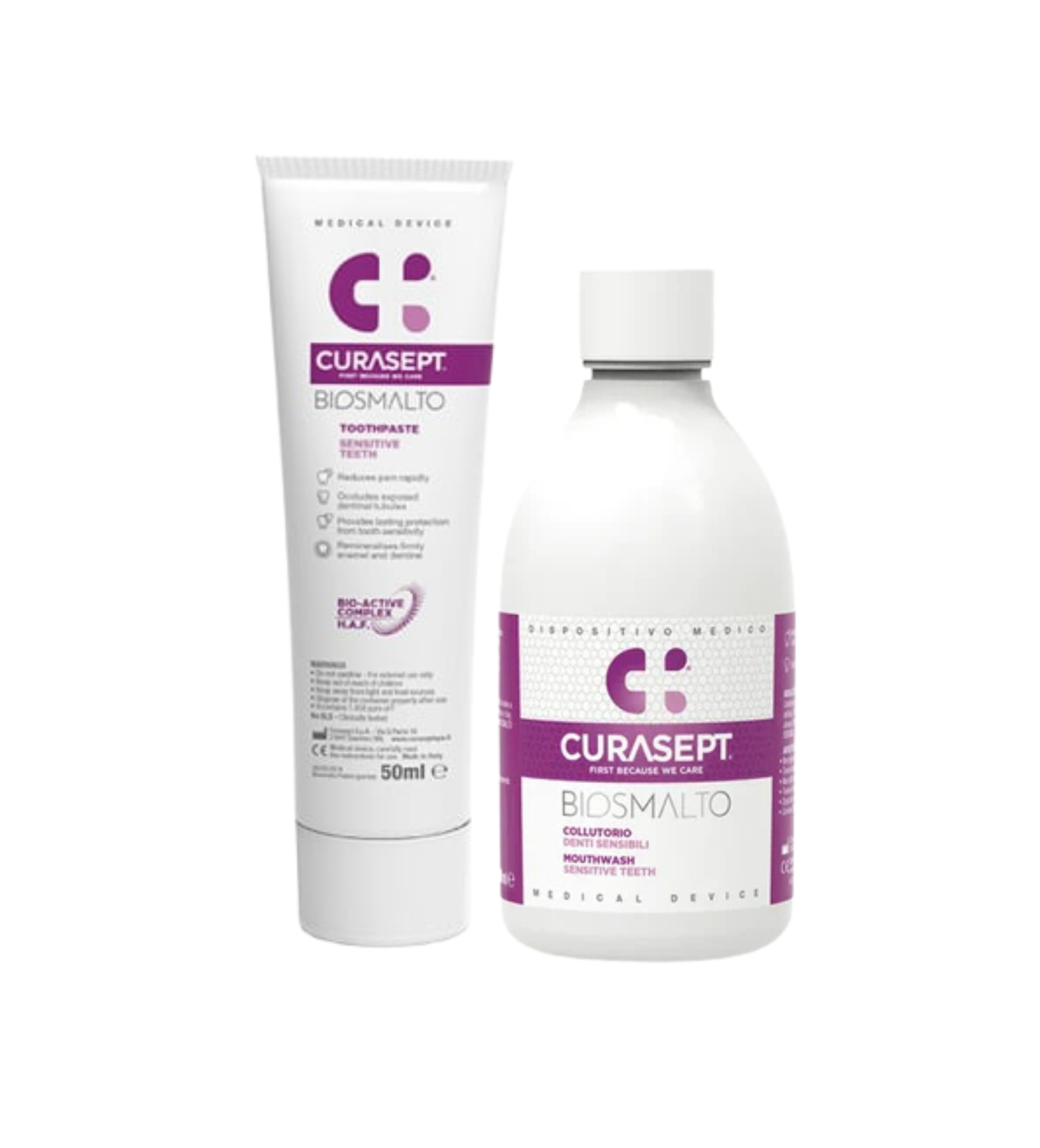 Rinkinys „Curasept Biosmalto Sensitive“