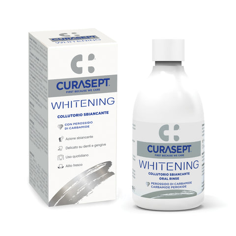 CURASEPT WHITENING burnos skalavimo skystis