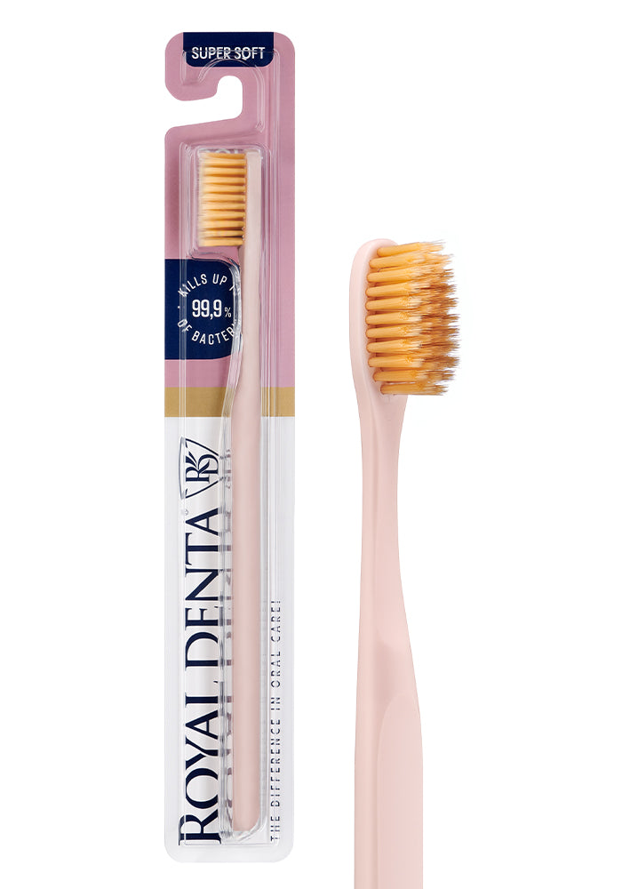 ROYAL DENTA dantų šepetėlis GOLD SUPER SOFT, 1 vnt.
