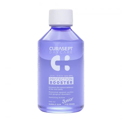 Skalavimo skystis CURASEPT Daycare Booster Bubble Gum, 7-12m., 250 ml