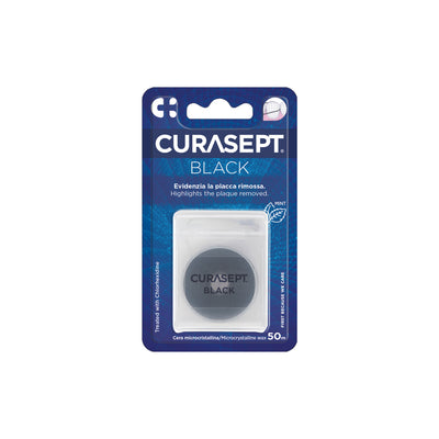 Dantų siūlas CURASEPT BLACK (juodas)