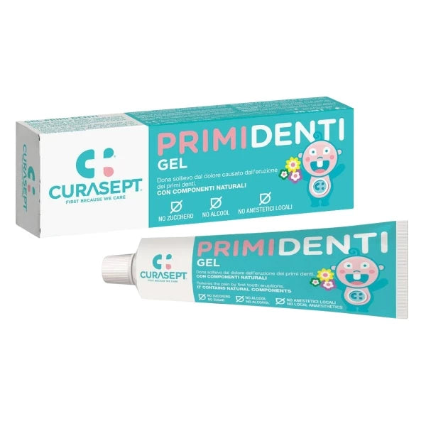 Raminamasis dantenų gelis vaikams, CURASEPT Primi Denti, 20 ml