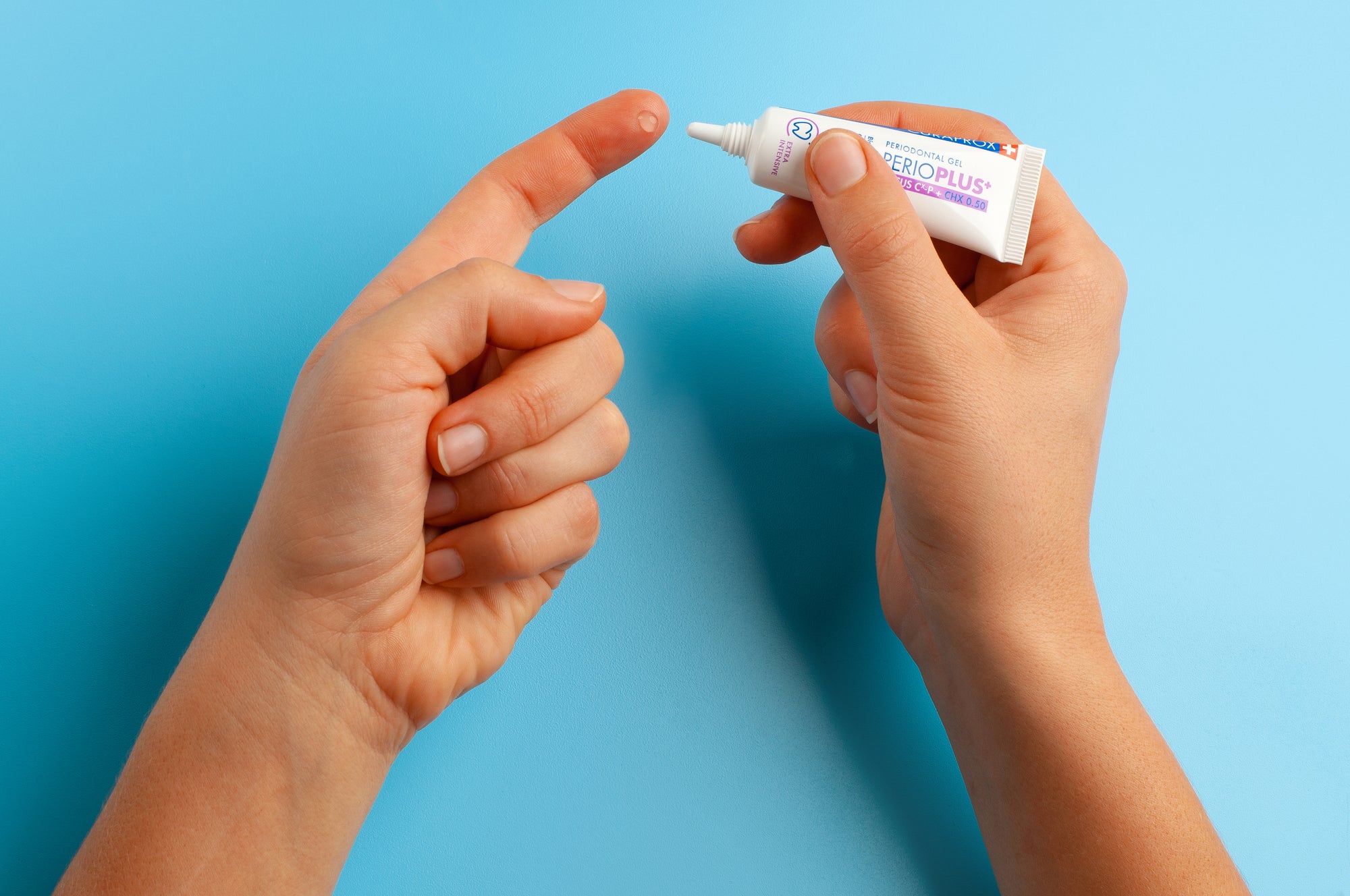 CURAPROX antibakterinis burnos ertmės gelis su 0,5 % chlorheksidino PERIO PLUS+ FOCUS