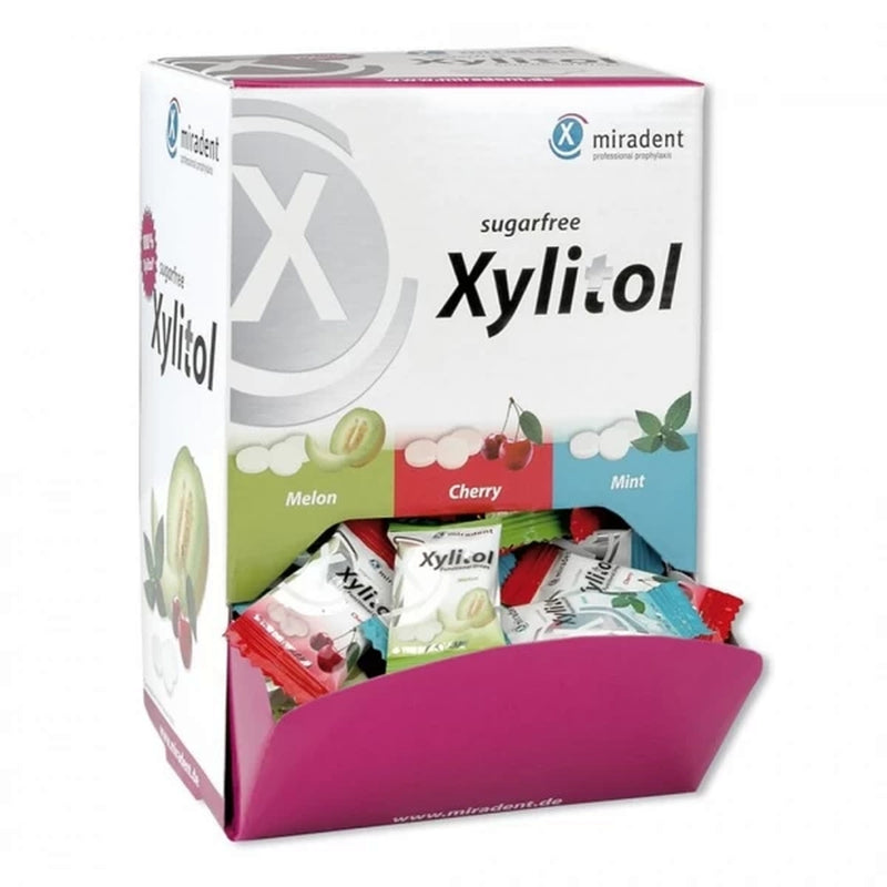 Xylitol pastilės be cukraus su ksilitoliu, 230 g / 100 vnt.