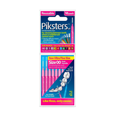 PIKSTERS starpzobu birstītes, 10 gab.
