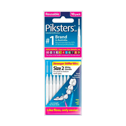 PIKSTERS starpzobu birstītes, 10 gab.