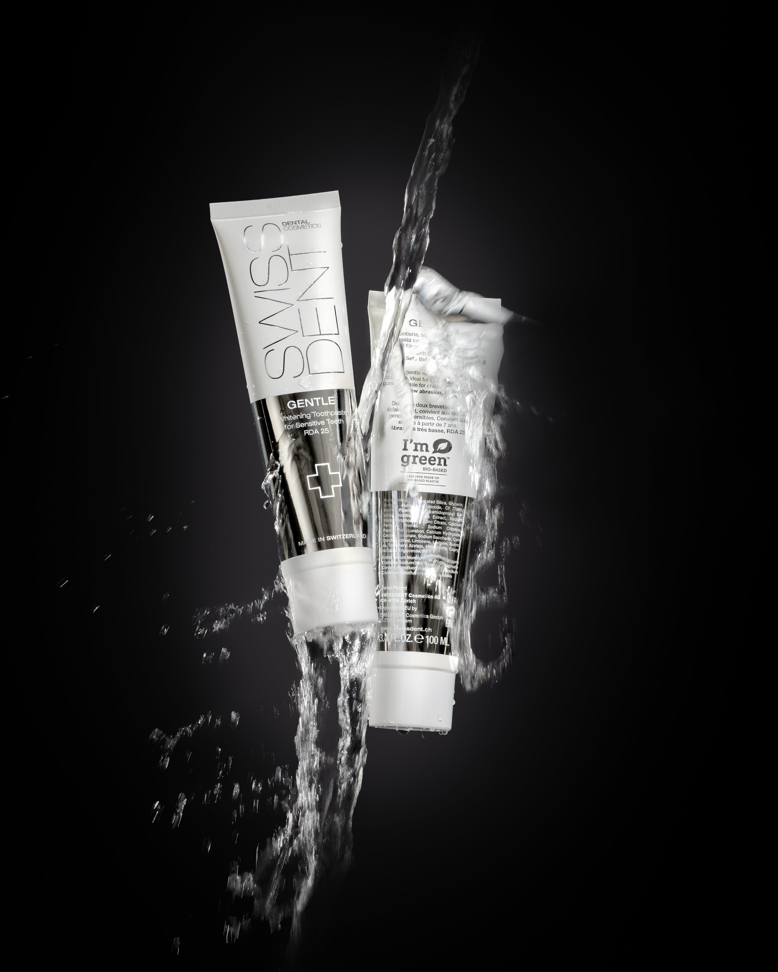 Švelniai balinanti dantų pasta jautriems dantims SWISSDENT GENTLE, 100 ml