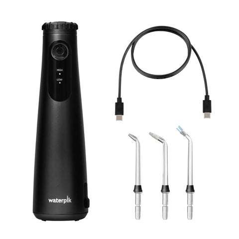 WATERPIK WF-26 bevielis burnos irigatorius, juodos spalvos