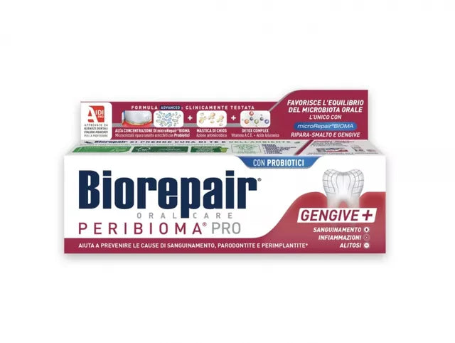 BIOREPAIR dantų pasta su probiotikais PERIBIOMA PRO, 75 ml