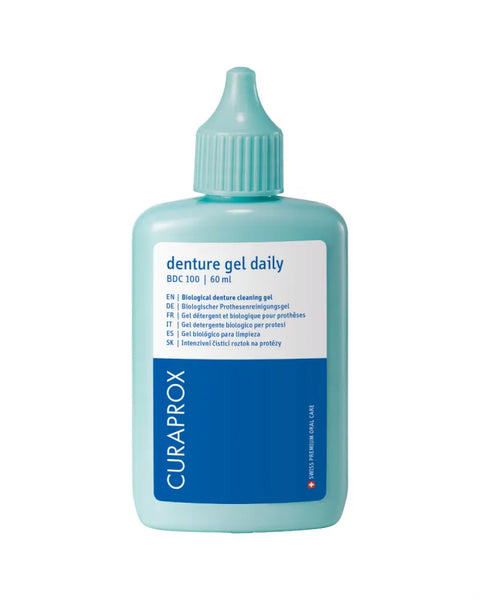 CURAPROX ikdienas protēžu un kapju tīrīšanas gēls BDC 100, 60 ml