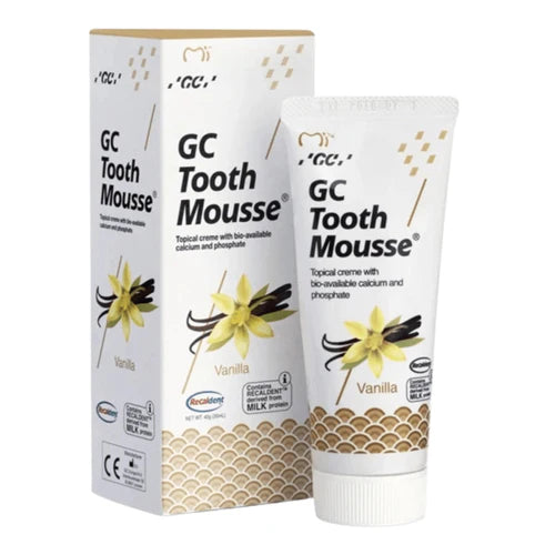 GC Tooth Mousse remineralizuojantis dantų kremas be fluoro, 35 ml