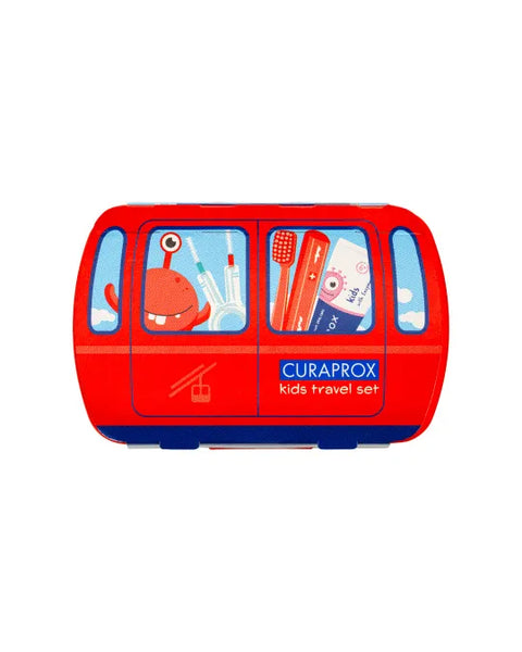 Bērnu ceļojumu komplekts, sarkans (6–12 gadi)