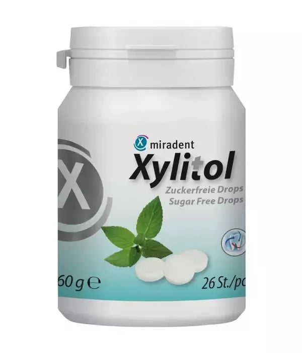 XYLITOL ksilitolio pastilės, mėtų skonio, dėžutėje