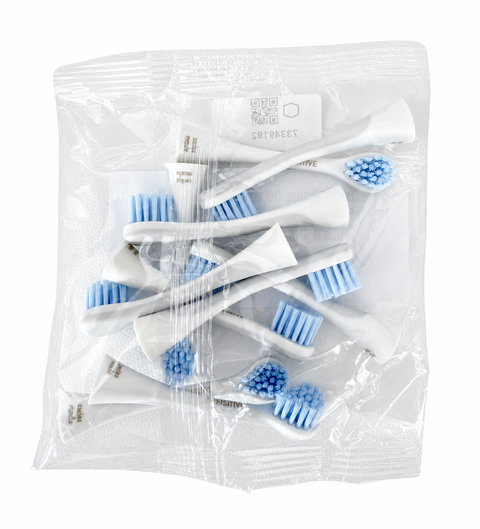 Hydrosonic šepetėlio galvutės sensitive, 10 vnt.