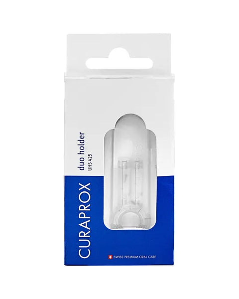 Curaprox UHS 425 Duo tarpdančių šepetėlių laikiklis, permatomas, 1 vnt.